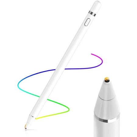 Penna Stilo Pennino Capacitivo Da 1,2mm Digitale Ricaricabile A Punta Fine Touch