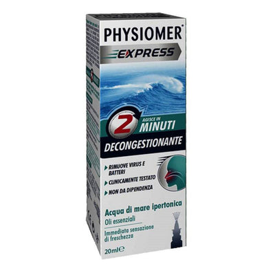 Perrigo Italia Srl Physiomer Express Spray 20Ml Prima infanzia/Igiene e benessere/Bagnetto/Bagnoschiuma FarmaFabs - Ercolano, Commerciovirtuoso.it