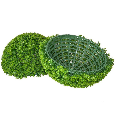 Pianta Artificiale Palla Diametro 22cm Decorativa Finta Verde Erba Sintetica