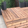 Pavimento modulare in legno per giardino e terrazzo 100 x 100 cm Giardino e giardinaggio/Decorazioni per il giardino/Erba artificiale Decor Space - Altamura, Commerciovirtuoso.it