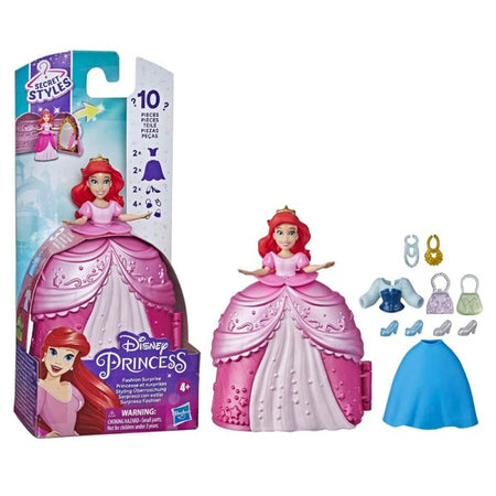 Playset Disney Princess Secretstyles Principessa Ariel Sorpresa Gioco Bambina 4+