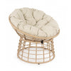 Poltrona a culla Molly in rattan con cuscino per giardino e veranda Giardino e giardinaggio/Arredamento da giardino e accessori/Poltrone Decor Space - Altamura, Commerciovirtuoso.it