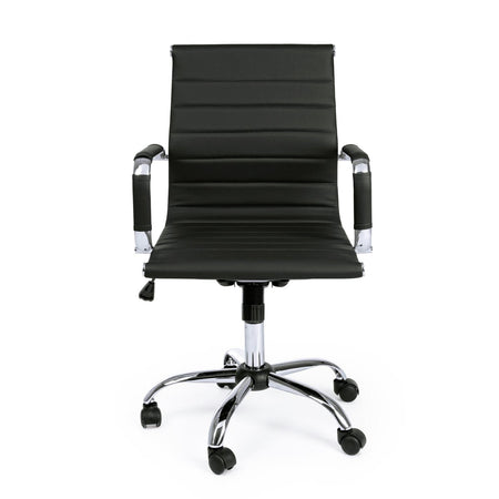 Sedia Da Ufficio Ergonomica "praga" Con Ruote, Poltrona Presidenziale per Scrivania Casa e cucina/Arredamento/Studio/Sedie e Sgabelli/Sedie da scrivania Decor Space - Altamura, Commerciovirtuoso.it