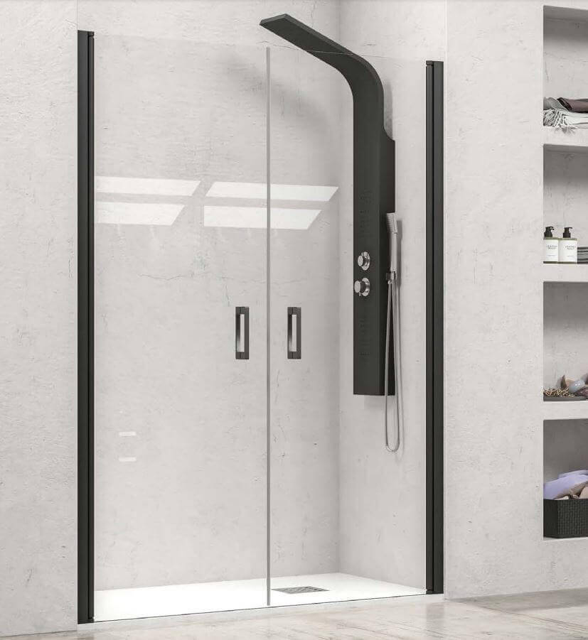 Modo New Black II con porta asciugamani - box doccia, vetri doccia, cabina  doccia