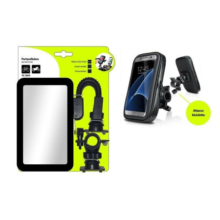 Portacellulare Smartphone Impermeabile Attacco Per Bici Bicicletta Moto Xc-2663