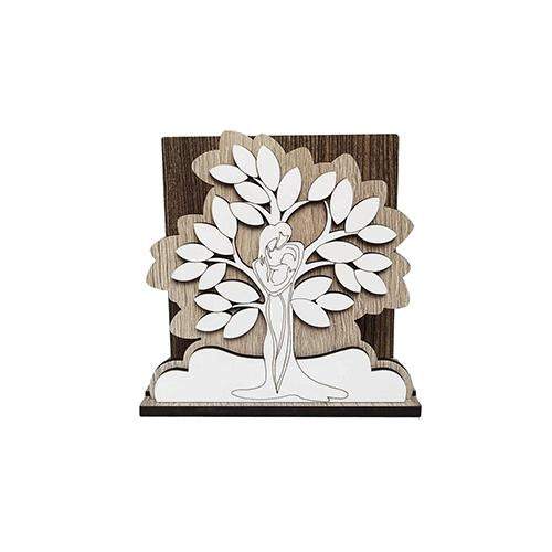 Portatovaglioli personalizzabile in legno mdf decorato Raffaello h 17 cm Casa e cucina/Organizzazione interni/Contenitori e barattoli da cucina/Portaoggetti e supporti/Portatovaglioli MagiediNatale.it - Altamura, Commerciovirtuoso.it