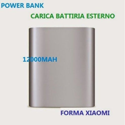 Power Bank Batteria Emergenza 12000mah Per Smartphone Tablet Console Giochi
