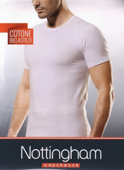art. tm80 NOTTINGHAM 3 PZ maglia uomo marca nottingham cotone bielastico a girocollo manica corta tris 3 pezzi art.tm80 colore bianco e nero abbigliamento e intimo uomo L'Orchidea - Siderno, Commerciovirtuoso.it