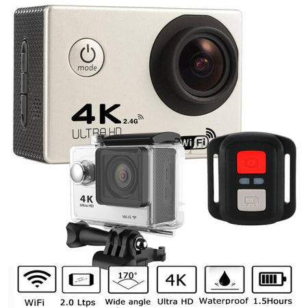 Pro Cam Sport Wifi 4k Ultra Hd 16mp Action Camera Subacquea Con Telecomando