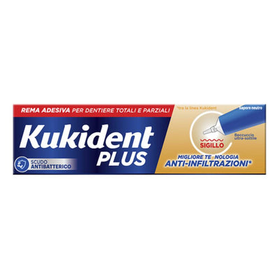 Procter & Gamble Srl Kukident Plus Sigillo 40G Salute e cura della persona/Igiene dentale/Cura protesi dentarie/Detergenti FarmaFabs - Ercolano, Commerciovirtuoso.it