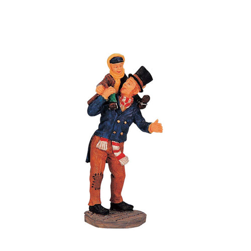 Decorazione Bob Cratchit e Tiny Tim per Villaggio di Natale e presepe Casa e cucina/Decorazioni per interni/Addobbi e decorazioni per ricorrenze/Decorazioni natalizie/Oggettistica MagiediNatale.it - Altamura, Commerciovirtuoso.it