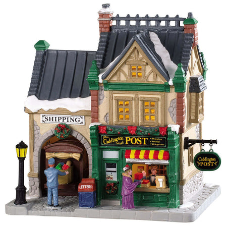 Edificio illuminato "Caddington Post" in Porcellana, per Villaggio di Natale, 19 x 19,1 x 12,5 cm Casa e cucina/Decorazioni per interni/Addobbi e decorazioni per ricorrenze/Decorazioni natalizie/Oggettistica MagiediNatale.it - Altamura, Commerciovirtuoso.it