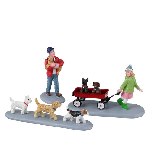Decorazione Set di parade di cuccioli di 3 per Villaggio di Natale e presepe, in Resina da h 3,6 cm Casa e cucina/Decorazioni per interni/Addobbi e decorazioni per ricorrenze/Decorazioni natalizie/Oggettistica MagiediNatale.it - Altamura, Commerciovirtuoso.it