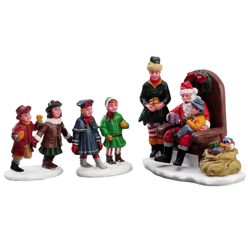Decorazione Visitare il set di Babbo Natale di 3 per Villaggio di Natale e presepe, in Resina da h 4,5 cm Casa e cucina/Decorazioni per interni/Addobbi e decorazioni per ricorrenze/Decorazioni natalizie/Oggettistica MagiediNatale.it - Altamura, Commerciovirtuoso.it