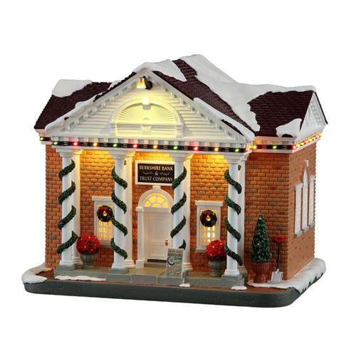 Decorazione Berkshire Bank & Trust Company per Villaggio di Natale e presepe, in Resina da h 15,4 cm Casa e cucina/Decorazioni per interni/Addobbi e decorazioni per ricorrenze/Decorazioni natalizie/Oggettistica MagiediNatale.it - Altamura, Commerciovirtuoso.it
