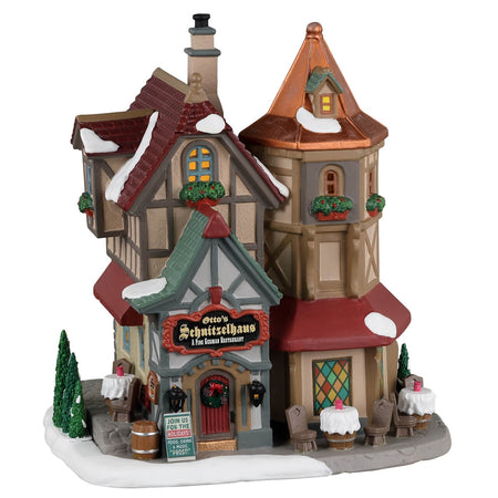 Decorazione "Schnitzelhaus di Otto" per Villaggio di Natale e presepe, in Porcellana da h 14 cm Casa e cucina/Decorazioni per interni/Addobbi e decorazioni per ricorrenze/Decorazioni natalizie/Oggettistica MagiediNatale.it - Altamura, Commerciovirtuoso.it