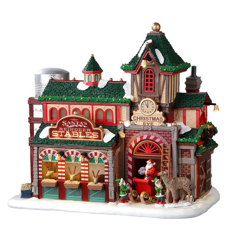 Decorazione "Stable di renne di Babbo Natale" per Villaggio di Natale e presepe, in Resina da h 14,5 cm Casa e cucina/Decorazioni per interni/Addobbi e decorazioni per ricorrenze/Decorazioni natalizie/Oggettistica MagiediNatale.it - Altamura, Commerciovirtuoso.it