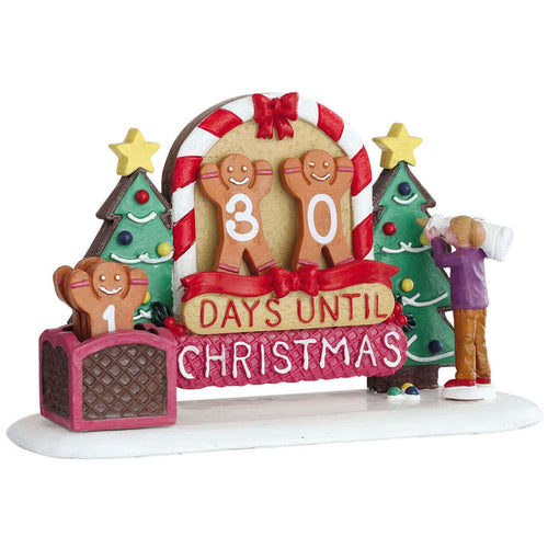 Decorazione Conto alla rovescia di pan di zenzero per Villaggio di Natale e presepe, in Resina da h 5,6 cm Casa e cucina/Decorazioni per interni/Addobbi e decorazioni per ricorrenze/Decorazioni natalizie/Oggettistica MagiediNatale.it - Altamura, Commerciovirtuoso.it