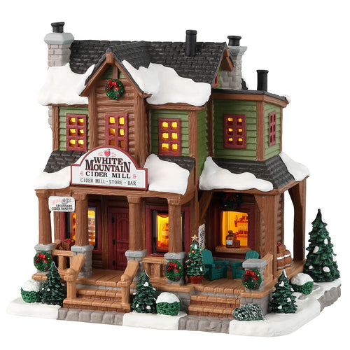 Decorazione Mulino per sidro di montagna bianco per Villaggio di Natale e presepe, in Porcellana da h 13,5 cm Casa e cucina/Decorazioni per interni/Addobbi e decorazioni per ricorrenze/Decorazioni natalizie/Oggettistica MagiediNatale.it - Altamura, Commerciovirtuoso.it