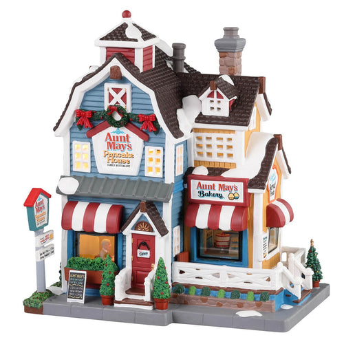 Decorazione La casa del pancake di zia May per Villaggio di Natale e presepe, in Porcellana da h 11,3 cm Casa e cucina/Decorazioni per interni/Addobbi e decorazioni per ricorrenze/Decorazioni natalizie/Oggettistica MagiediNatale.it - Altamura, Commerciovirtuoso.it