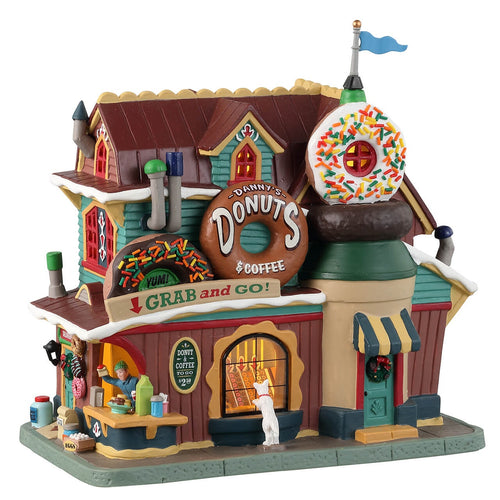 Decorazione Danny's Donuts & Coffee per Villaggio di Natale e presepe, in Porcellana da h 11,5 cm Casa e cucina/Decorazioni per interni/Addobbi e decorazioni per ricorrenze/Decorazioni natalizie/Oggettistica MagiediNatale.it - Altamura, Commerciovirtuoso.it