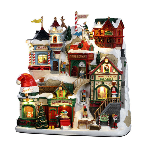 Decorazione Babbo Natale per Villaggio di Natale e presepe, in Resina da h 9,5 cm Casa e cucina/Decorazioni per interni/Addobbi e decorazioni per ricorrenze/Decorazioni natalizie/Oggettistica MagiediNatale.it - Altamura, Commerciovirtuoso.it