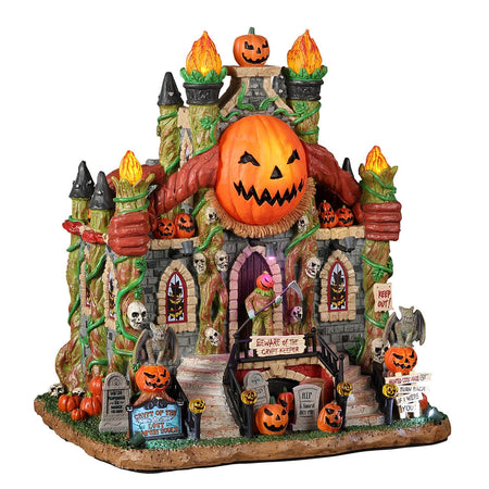 Decorazione "Crypt of the Lost Pumpkin Souls" per Villaggio di Natale e presepe, in Resina da h 17 cm Casa e cucina/Decorazioni per interni/Addobbi e decorazioni per ricorrenze/Decorazioni natalizie/Oggettistica MagiediNatale.it - Altamura, Commerciovirtuoso.it