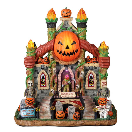 Decorazione "Crypt of the Lost Pumpkin Souls" per Villaggio di Natale e presepe, in Resina da h 17 cm Casa e cucina/Decorazioni per interni/Addobbi e decorazioni per ricorrenze/Decorazioni natalizie/Oggettistica MagiediNatale.it - Altamura, Commerciovirtuoso.it