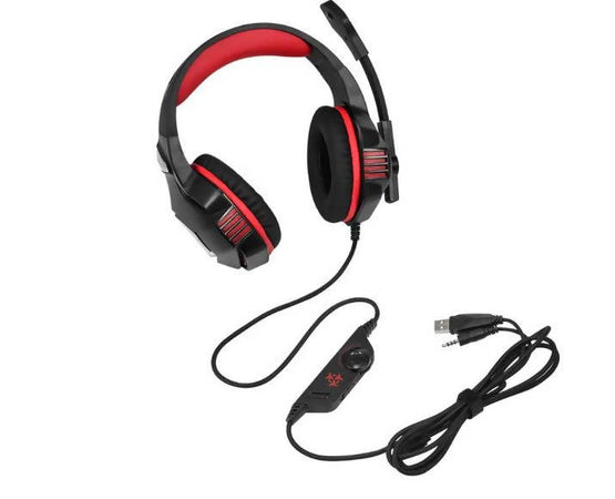 Cuffie da gaming rosse dolby audio hunterspider v-3 pro gaming headset per  pc xbox one ps4 nintendo switch [RIGENERATO] 