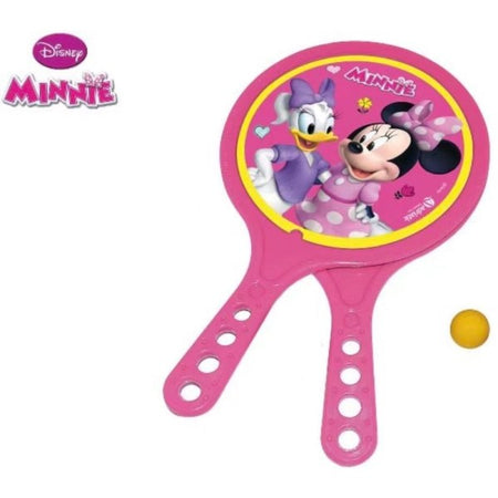 Racchettoni Da Spiaggia Mare Minnie Disney Con Pallina Giocattolo Per Bambini