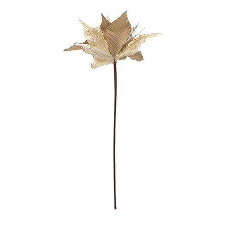 Ramo decorativo natalizio "Fiore Beige" con petali in tessuto da 47 cm Casa e cucina/Decorazioni per interni/Addobbi e decorazioni per ricorrenze/Decorazioni natalizie/Ghirlande e corone MagiediNatale.it - Altamura, Commerciovirtuoso.it