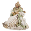 Natività completa Liberty con statue per presepe vestiti in tessuto Bianco e Verde h 36 cm Casa e cucina/Decorazioni per interni/Addobbi e decorazioni per ricorrenze/Decorazioni natalizie/Presepi/Statuine e fondali per il presepe MagiediNatale.it - Altamura, Commerciovirtuoso.it