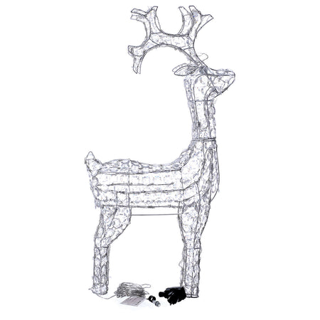 Decorazione natalizia "Renna in Piedi" con cristalli e 150 led da esterno h 92 cm Casa e cucina/Decorazioni per interni/Addobbi e decorazioni per ricorrenze/Decorazioni natalizie/Oggettistica MagiediNatale.it - Altamura, Commerciovirtuoso.it