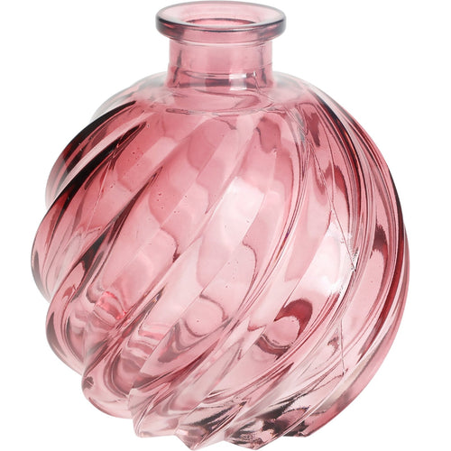 Vaso in vetro Twist, decorazione per interno, da 9 x 10 cm Casa e cucina/Decorazioni per interni/Addobbi e decorazioni per ricorrenze/Decorazioni natalizie/Oggettistica MagiediNatale.it - Altamura, Commerciovirtuoso.it