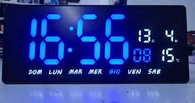 Orologio da parete digitale a LED con data e temperatura orologio digitale