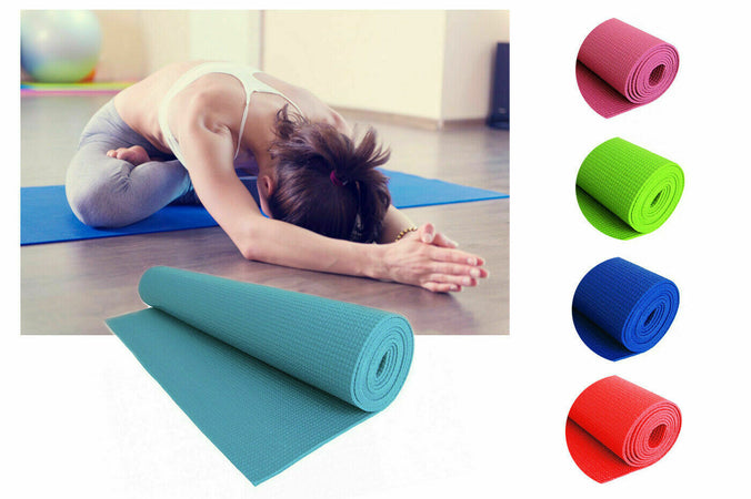 Tappetino yoga 4mm fitness allenamenti sport tappeto materassino 170x60