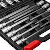 Set 26 pz di chiavi a bussola XZN multidente impronta interna attrezzo 1/2