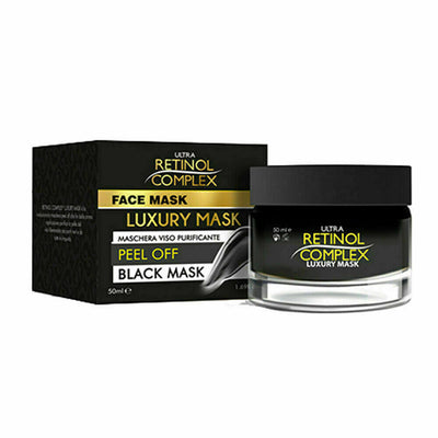 RETINOL COMPLEX LUXURY MASK MASCHERA VISO PURIFICANTE BLACK MASK PEEL OFF 50ML