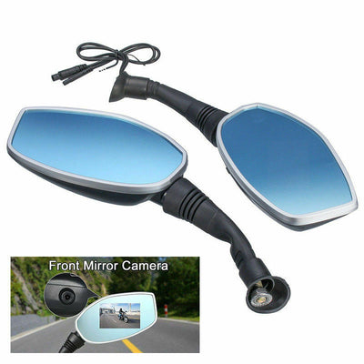 Moto Specchietto Retrovisore 2.7 TWIN fotocamera MOTO Dash Cam Video Camcorder