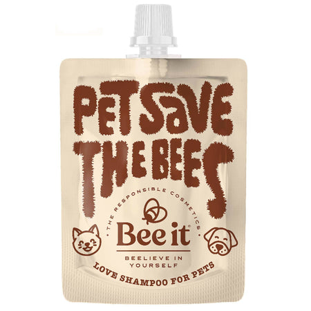 Bee It Shampoo Pet Per Cani & Gatti 250ml Ingredienti 100% Naturali Pelo Morbido Anti-odore