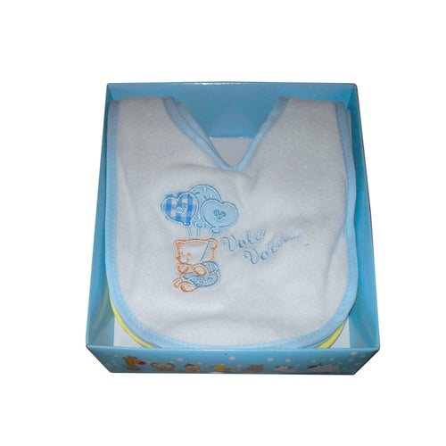6 Bavaglini in Cotone per Neonato 6x Bavaglino Fantasia Colori Assortiti Azzurro e Giallo b181 Bimbo prodotto neonato L'Orchidea - Siderno, Commerciovirtuoso.it