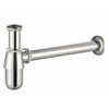 Scarico Sifone A Bottiglia Lavandino Sotto Lavabo Cromato 1 1/4 Con Rosone 9373