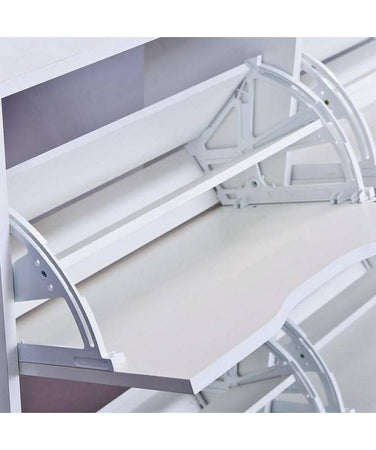 Scarpiera doppia profondità "Moderna" in legno 3 ante h 109 cm "Made in Italy" Casa e cucina/Organizzazione interni/Organizzazione guardaroba/Portascarpe/Scarpiere Decor Space - Altamura, Commerciovirtuoso.it