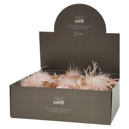 Palline in vetro "Rosa" con festoni per albero di Natale moderno ed elegante Casa e cucina/Decorazioni per interni/Addobbi e decorazioni per ricorrenze/Decorazioni natalizie/Addobbi e decorazioni/Palle e palline MagiediNatale.it - Altamura, Commerciovirtuoso.it