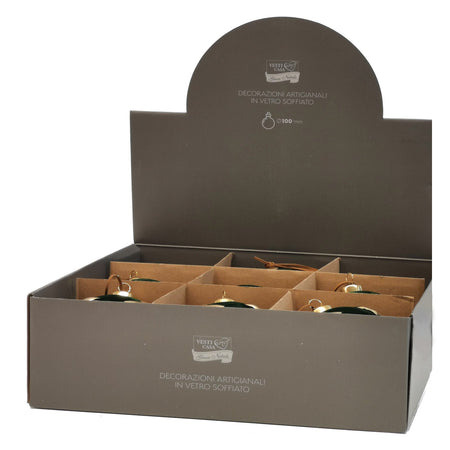 Palline in vetro "Verde con Stelle" vellutate per albero di Natale moderno 12 sfere da ø 8 cm Casa e cucina/Decorazioni per interni/Addobbi e decorazioni per ricorrenze/Decorazioni natalizie/Addobbi e decorazioni/Palle e palline MagiediNatale.it - Altamura, Commerciovirtuoso.it