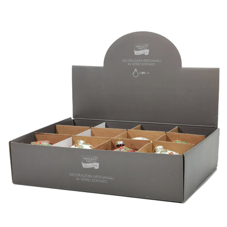 Palline in vetro "Bianco e Rosso" con ghirlanda per albero di Natale moderno Casa e cucina/Decorazioni per interni/Addobbi e decorazioni per ricorrenze/Decorazioni natalizie/Addobbi e decorazioni/Palle e palline MagiediNatale.it - Altamura, Commerciovirtuoso.it