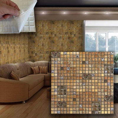 Pannelli 3D AUTOADESIVI in PVC EGYPT effetto MOSAICO BAGNO DOCCIA Realistici e isolanti. Casa e cucina/Decorazioni per interni/Decorazioni cameretta ragazzi/Decorazioni a parete Eternal Parquet - Ariano Irpino, Commerciovirtuoso.it