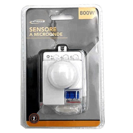 Sensore Di Movimento A Microonde Yce2001b Per Lampade Lampadine Led Max 800w Ip20