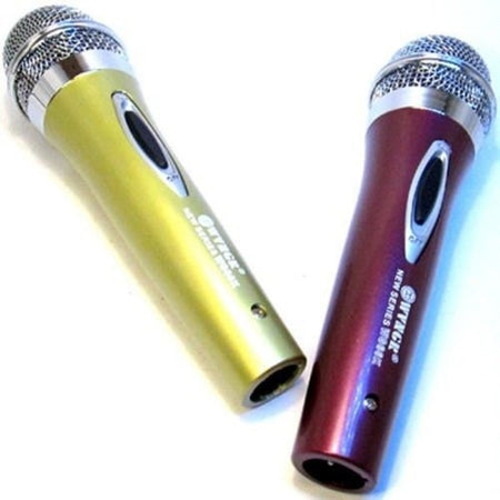Set 2 Microfono Professionale Dinamico Con Filo Karaoke Conferenze 6233