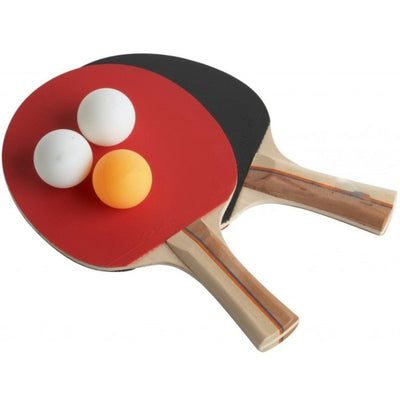 Set Di 2 Racchette Per Ping Pong Con 3 Palline Tennis Da Tavolo Gioco Pingpong